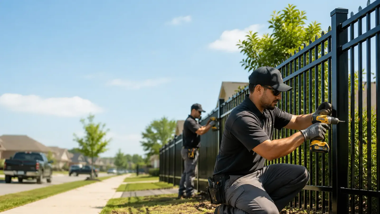 Metal Fence Installation in Hopkinton, RI
